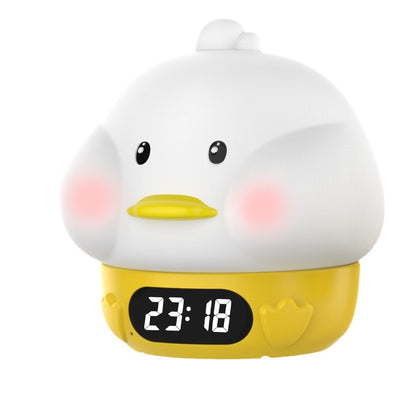 Cute Duck Night Light Alarm Clock