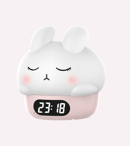 Cute Bunny Night Light Alarm Clock